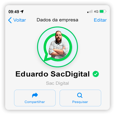 Perfil dos colaboradores que atendem os clientes do seu negócio por outro número do WhatsApp.